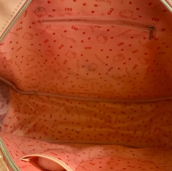 Hello Kitty Sanrio Travel Bag Hand Carry Luggage Cute Gym Bag Kawaii Y2K Pink - Picture 8 of 14